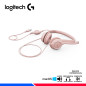 MICROFONO AURICULAR LOGITECH H390 USB, CANCELACION DE RUIDO ROSE MICROFONO AURICULAR LOGITECH H390 USB, CANCELACION DE RUIDO ROSE
