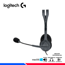 AUDIFONO MICROFONO LOGITECH H111 SILVER