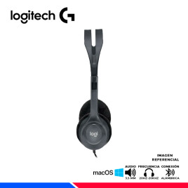 AUDIFONO MICROFONO LOGITECH H111 SILVER