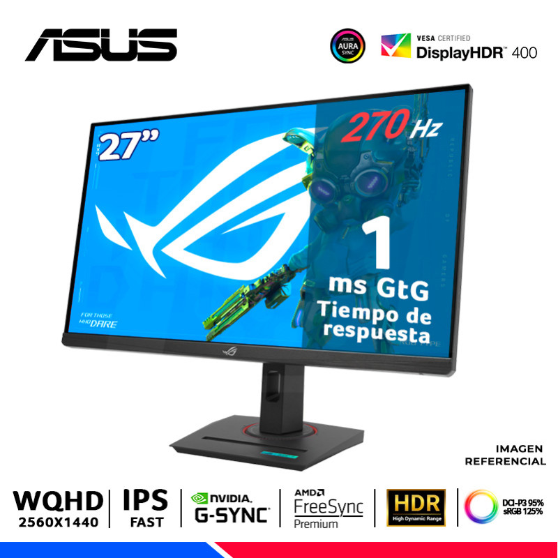 MONITOR ASUS ROG Strix XG27ACMG, 27" Fast IPS, WQHD, OC 270Hz, 1ms, G-Sync