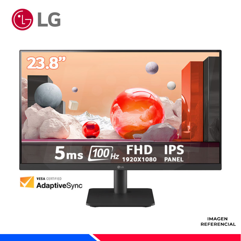 MONITOR LG 24MS500-B, 23.8" IPS, FHD, 100Hz, 5ms. MONITOR LG 24MS500-B, 23.8" IPS, FHD, 100Hz, 5ms.
