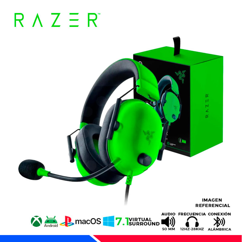 AURICULAR RAZER BLACKSHARK V2 X, MULTIPLATAFORMA, 7.1, GREEN AURICULAR RAZER BLACKSHARK V2 X, MULTIPLATAFORMA, 7.1, GREEN