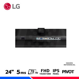 MONITOR LG BUSINESS 24BK550Y-B, 24" IPS, FHD, 75Hz, 5ms, PARLANTE, PIVOT
