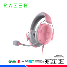AURICULAR RAZER BLACKSHARK V2 X, MULTIPLATAFORMA, 7.1, CUARZO
