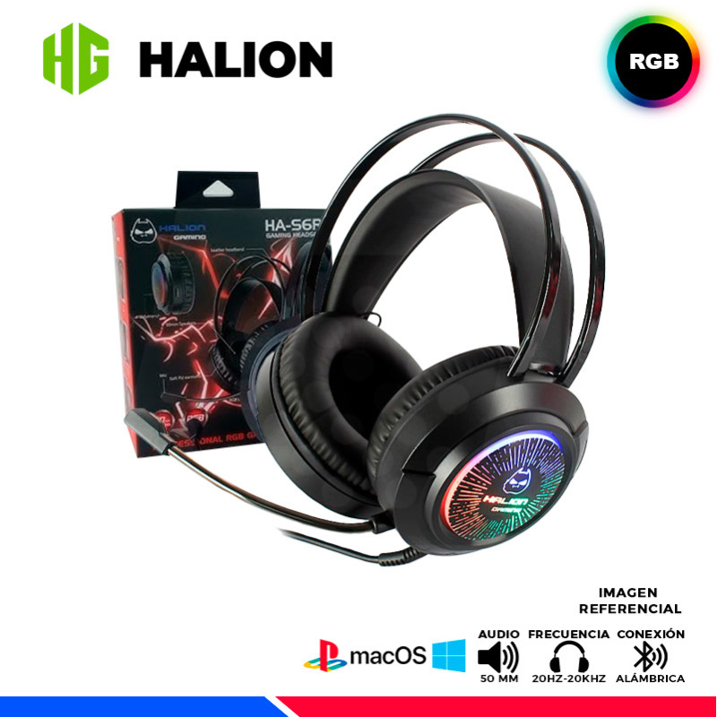 AURICULAR GAMING HALION HA-S6R, RGB