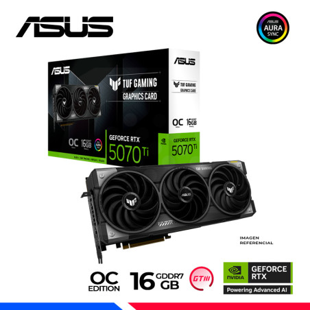 VGA ASUS TUF GAMING GEFORCE RTX 5070 Ti 16GB GDDR7 OC Edition