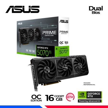 VGA ASUS PRIME GEFORCE RTX 5070 Ti 16GB GDDR7 OC Edition
