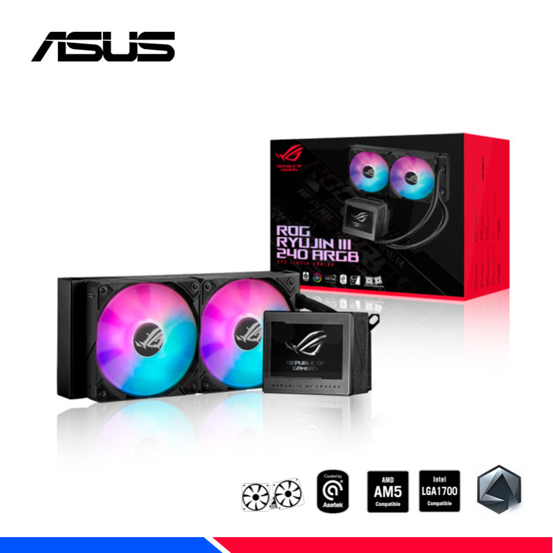 REFRIGERACION LIQUIDA ROG RYUJIN III 240 ARGB, BLACK
