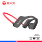 AURICULAR TEROS TE-8078R, CONDUCCION DE AIRE, BLUETOOTH, ROJO/GRIS AURICULAR TEROS TE-8078R, CONDUCCION DE AIRE, BLUETOOTH, ROJO/GRIS
