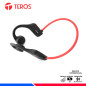 AURICULAR TEROS TE-8078R, CONDUCCION DE AIRE, BLUETOOTH, ROJO/GRIS AURICULAR TEROS TE-8078R, CONDUCCION DE AIRE, BLUETOOTH, ROJO/GRIS
