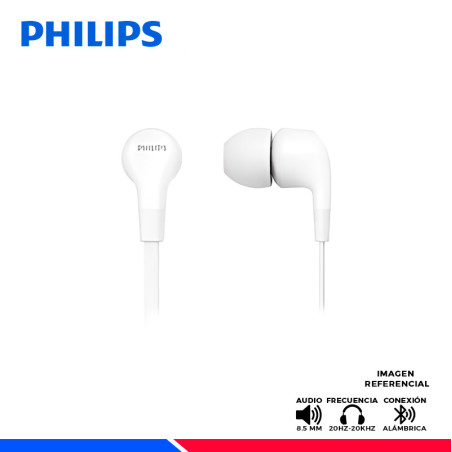 AURICULAR PHILIPS TAE1105, IN EAR. BLANCO