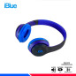 AURICULAR IBLUE S019, BLUETOOTH/FM/MICRO SD, BLACK/BLUE