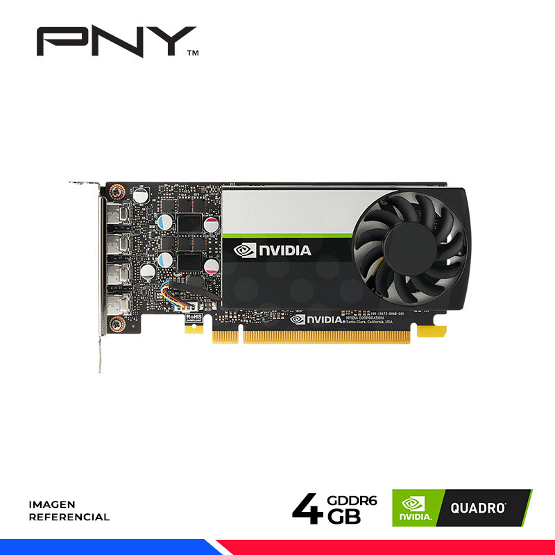 VGA PNY NVIDIA QUADRO T1000, 4GB GDDR6.