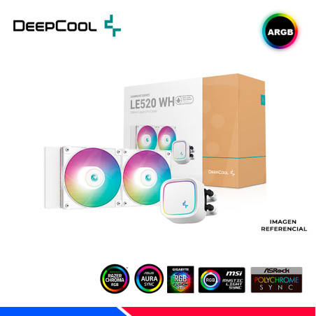 REFRIGERACION LIQUIDA DEEPCOOL LE520 WH, ARGB