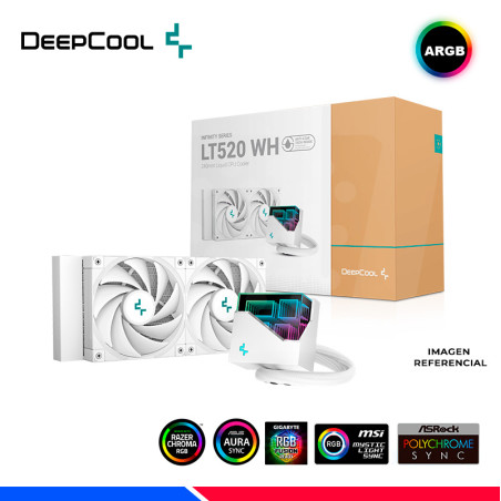 REFRIGERACION LIQUIDA DEEPCOOL LT520 WH RGB