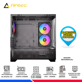 CASE ANTEC CX500M ELITE BK, 3 COOLER ARGB, V/TEMPLADO