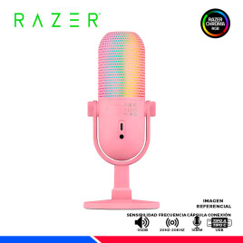 MICROFONO RAZER SEIREN V3 CHROMA, USB, PINK