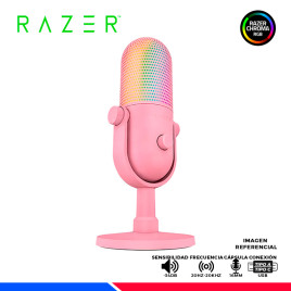 MICROFONO RAZER SEIREN V3 CHROMA, USB, PINK