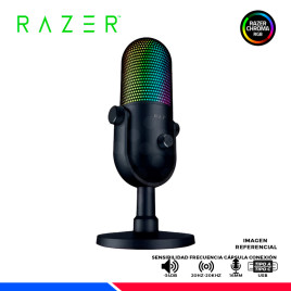 MICROFONO RAZER SEIREN V3 CHROMA, USB BLACK