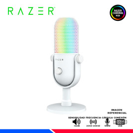 MICROFONO RAZER SEIREN V3 CHROMA, USB, WHITE
