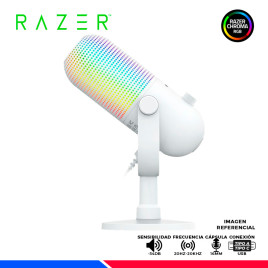 MICROFONO RAZER SEIREN V3 CHROMA, USB, WHITE