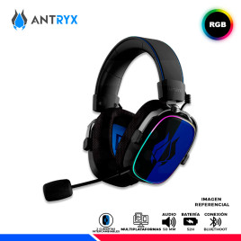 AURICULAR ANTRYX APOLO 500 TRIX, INALAMBRICO/BT, RGB