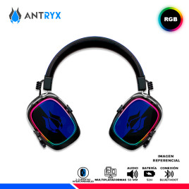 AURICULAR ANTRYX APOLO 500 TRIX, INALAMBRICO/BT, RGB