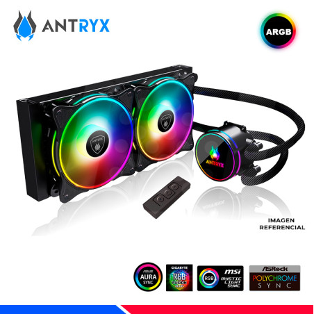 REFRIGERACION LIQUIDA ANTRYX TRITON EVO 240 BLACK ARGB