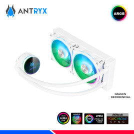REFRIGERACION LIQUIDA ANTRYX TRITON EVO 240 WHITE ARGB