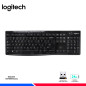 TECLADO INALAMBRICO LOGITECH K270, RECEPTOR UNIFYING, BLACK