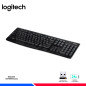 TECLADO INALAMBRICO LOGITECH K270, RECEPTOR UNIFYING, BLACK