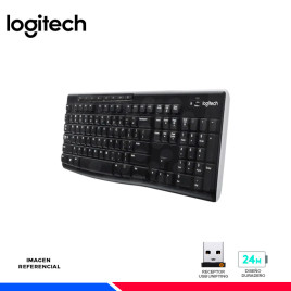 TECLADO INALAMBRICO LOGITECH K270, RECEPTOR UNIFYING, BLACK