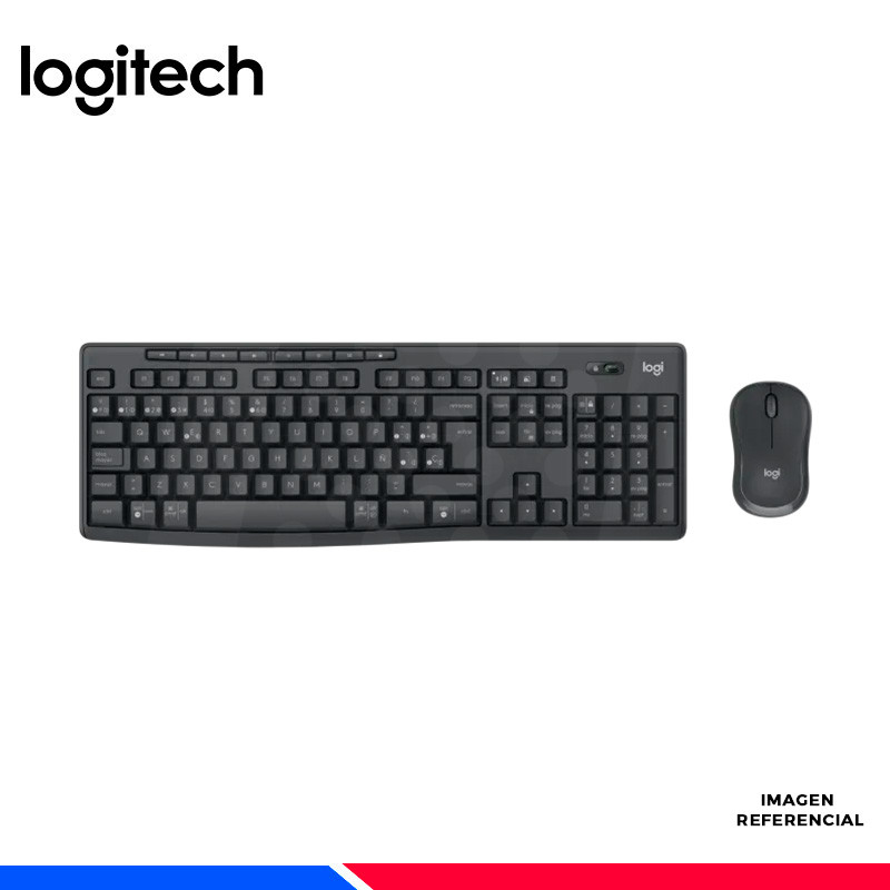 KIT TECLADO Y MOUSE LOGITECH INALAMBRICO MK370 BLACK