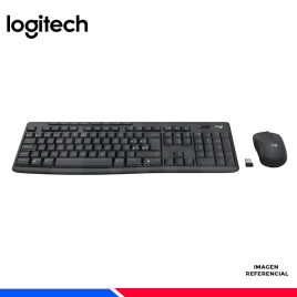 KIT TECLADO Y MOUSE LOGITECH INALAMBRICO MK370 BLACK