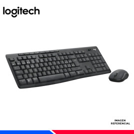 KIT TECLADO Y MOUSE LOGITECH INALAMBRICO MK370 BLACK