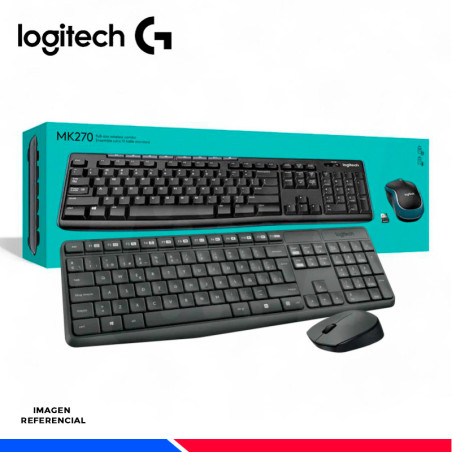 KIT TECLADO Y MOUSE LOGITECH INALAMBRICO MK235