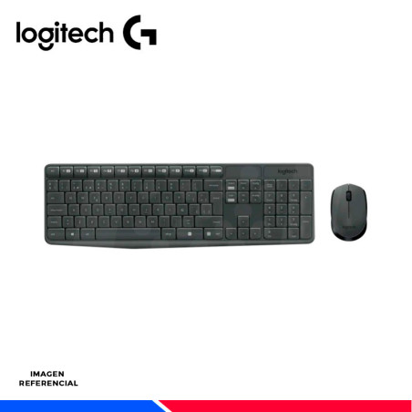 KIT TECLADO Y MOUSE LOGITECH INALAMBRICO MK235