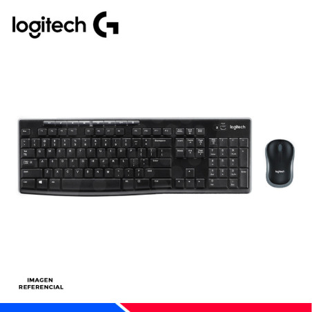 KIT TECLADO Y MOUSE LOGITECH WIRELESS MK270