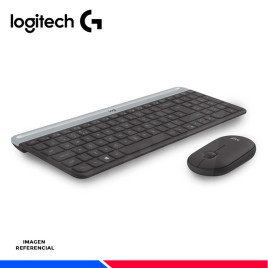 KIT TECLADO Y MOUSE LOGITECH INALAMBRICO SLIM MK470.