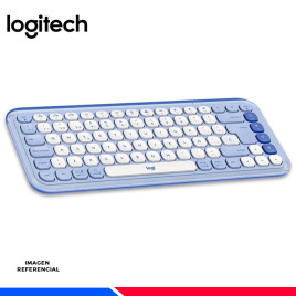 COMBO LOGITECH TECLADO + MOUSE POP ICON, BT/WIRELESS, LILA