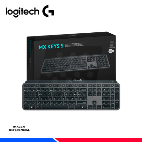 TECLADO INALAMBRICO MX KEYS ADVANCED ILLUMINATED BLACK