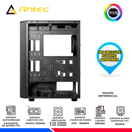 CASE GAMING ANTEC AX83 RGB EXTREME, V/TEMPLADO
