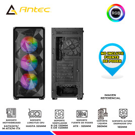 CASE GAMING ANTEC AX83 RGB EXTREME, V/TEMPLADO