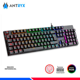 KIT GAMING ANTRYX GC-3100 BLACK, TECLADO SWITCH RED Y MOUSE