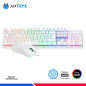 KIT GAMING ANTRYX GC-3100 WHITE, TECLADO SWITCH BLUE Y MOUSE KIT GAMING ANTRYX GC-3100 WHITE, TECLADO SWITCH BLUE Y MOUSE