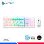 KIT GAMING ANTRYX GC-3100 WHITE, TECLADO SWITCH BLUE Y MOUSE KIT GAMING ANTRYX GC-3100 WHITE, TECLADO SWITCH BLUE Y MOUSE