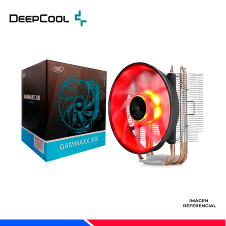 COOLER PROCESADOR DEEPCOOL GAMMAXX 300R LED RED