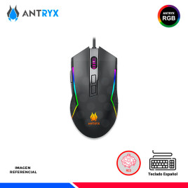 KIT GAMING ANTRYX GC-5600, TECLADO MECANICO + MOUSE, SWITCH BLUE