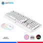 KIT GAMING GC 5100 WHITE ANTRYX, TECLADO + MOUSE, SWITCH RED KIT GAMING GC 5100 WHITE ANTRYX, TECLADO + MOUSE, SWITCH RED