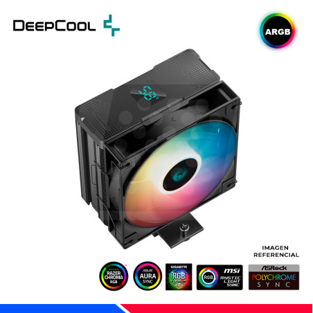 COOLER DE PROCESADOR DEEPCOOL AG400 DIGITAL, ARGB
